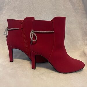 Impo Women's Vangie Faux Suede Embellished Ankle Boots 7M